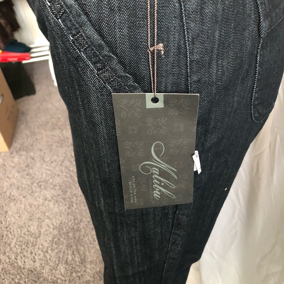 Denim Dark Blue Jeans Pants Sz 31 - Picture 4 of 4